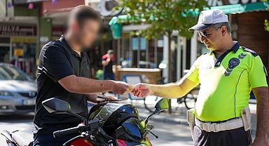 Isparta'da motosiklet denetiminde 80 sürücüye idari para cezası uygulandı