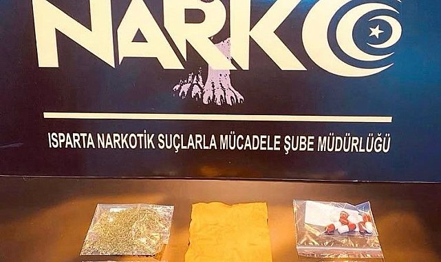 Isparta'da uyuşturucu operasyonu: 1 gözaltı