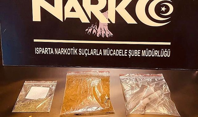Isparta'da uyuşturucu operasyonu: 3 şüpheli yakalandı