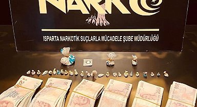 Isparta'da uyuşturucu operasyonu: 4 şüpheli yakalandı