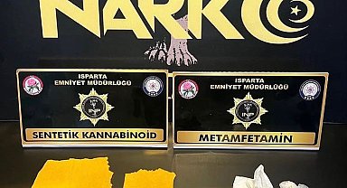 Isparta'da uyuşturucu operasyonunda 2 şüpheliye adli işlem