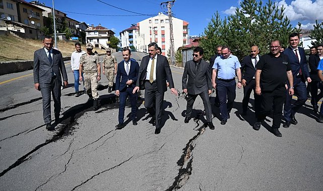 İspir'de yaşanan heyelan sonrası AFAD İl koordinasyon kurulu bölgede incelemelerde bulunuldu bir dizi karar aldı