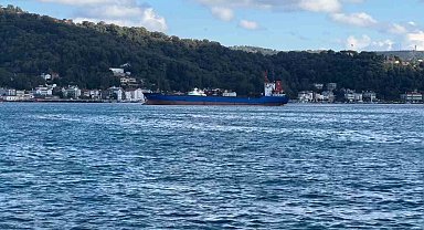 İstanbul Boğazı'nda kargo gemisi motor arızası yaptı