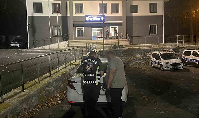 İstanbul'da trafiği birbirine katan 6 maganda kamerada