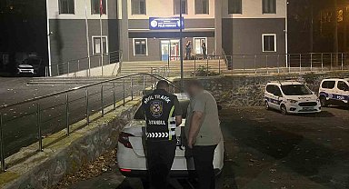 İstanbul'da trafiği birbirine katan 6 maganda kamerada