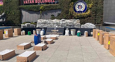 İstanbul'da uyuşturucu operasyonu: Yarım tondan fazla uyuşturucu ele geçirildi