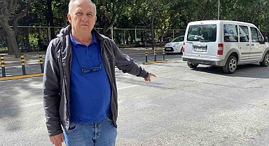 İstiklal Mahallesi'ne girmek isteyen sürücülere duba engeli