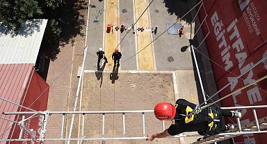 İtfaiye eri adaylarının zorlu parkuru