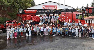 İtfaiye Haftasında Küçük Kahramanlar Sahada
