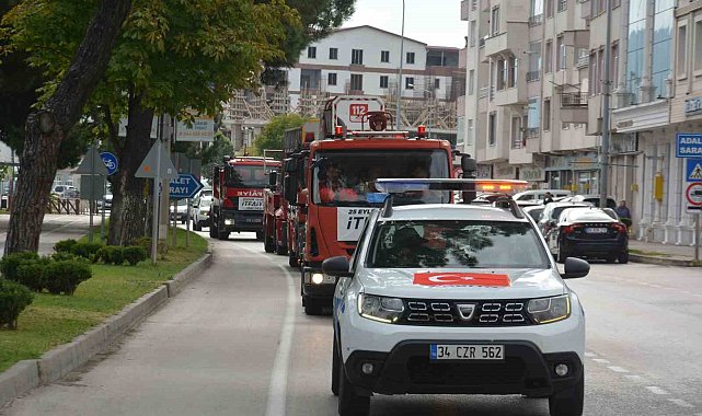 İtfaiyenin kuruluş yıl dönümü kutlaması
