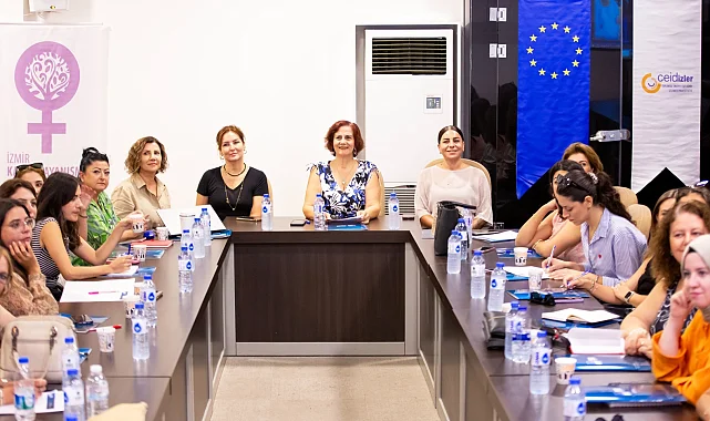 İzmir kadına şiddet karşı Narlıdere'de buluştu