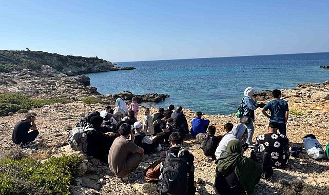 İzmir'de 32 düzensiz göçmen yakalandı