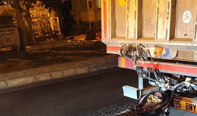 İzmir'de motosiklet kazası: 1 ölü, 1 yaralı