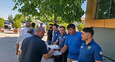 İzmir'de şehit olan polisler için Evren'de Mevlid-i Şerif okutuldu