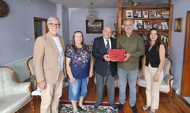 İzmit'te Kıbrıs Gazileri Bayraktar ve Aslan'a anlamlı ziyaret