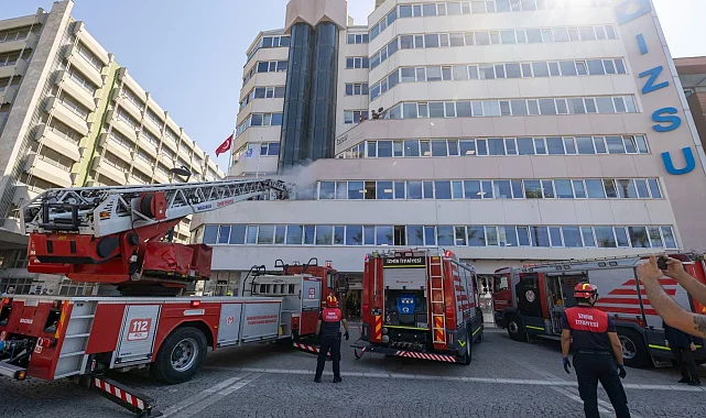 İZSU'daki tatbikat gerçeği aratmadı!