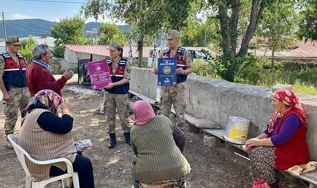 Jandarma ekipleri köylerde KADES'i anlattı