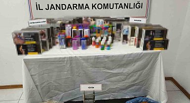 Jandarma kaçak tütün mamulleri ele geçirdi
