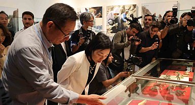 Japonya Altes Prensesi Mikasa, Kırşehir'de Kalehöyük Arkeoloji Müzesi'ni gezdi