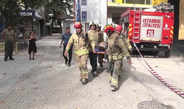 Kadıköy'de şantiyede istinat duvarı kaydı: 2 işçi yaralandı
