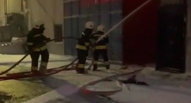 Kahramanmaraş'ta iş yeri yangını