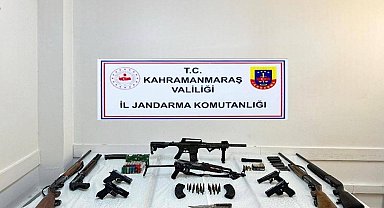 Kahramanmaraş'ta silah kaçakçılarına baskın: 2 tutuklama
