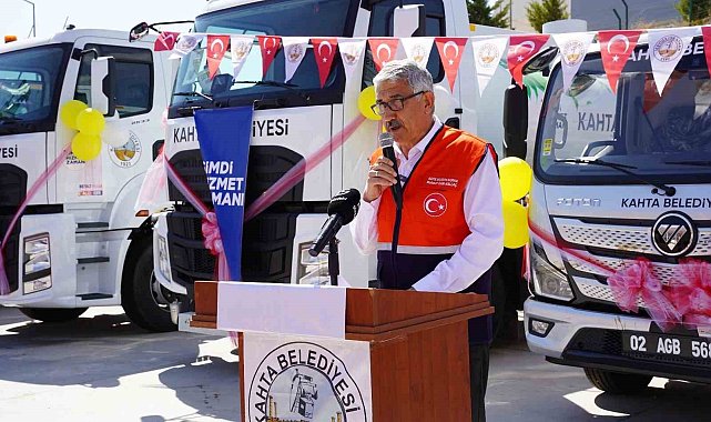 Kahta Belediyesi, tarihinin en büyük araç alımını gerçekleştirdi