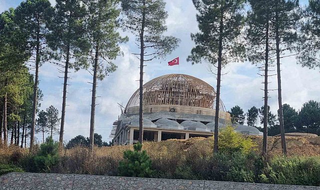 Kampüs Camii inşaatında sona doğru