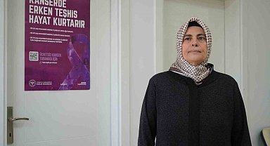 Kanser taraması yaptıran kadın erken teşhisle sağlığına kavuştu