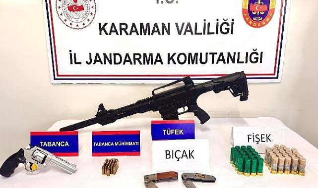 Karaman'da jandarmanın yakaladığı 2 kişi tutuklandı