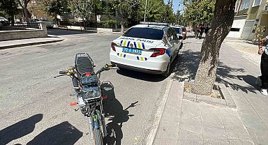 Karaman'da motosikletten düşen çocuk yaralandı