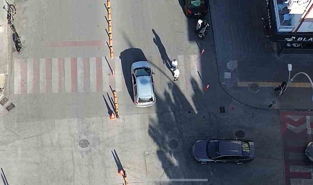Karaman'da yayalara yol vermeyen sürücüler cezadan kaçamadı