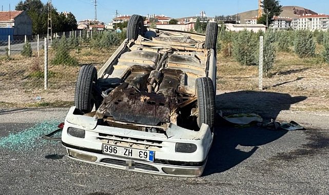 Karapınar'da trafik kazası: 1 yaralı