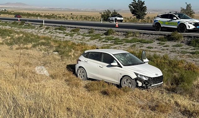 Karapınar'da trafik kazası: 1 yaralı