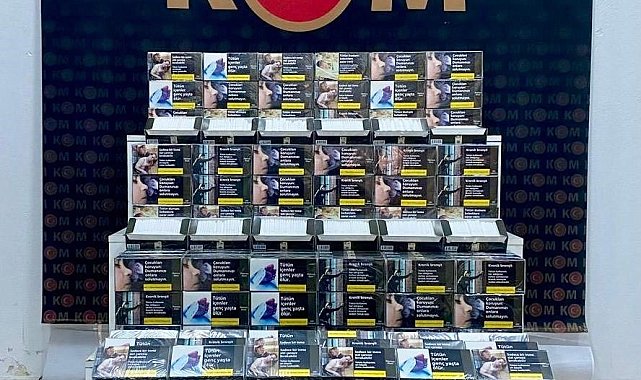 Kars'ta 100 bin makaron ele geçirildi