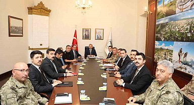 Kars'ta asayiş ve güvenlik toplantısı yapıldı