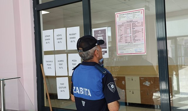 Kartepe'de okul kantinlerine hijyen ve gıda güvenliği denetimi
