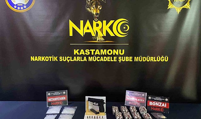 Kastamonu'da yüklü miktarda uyuşturucuyla yakalanan sanıklara hapis cezası