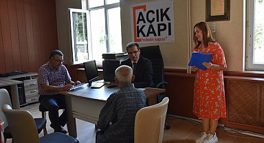 Kaymakam Güldoğan 'Açık Kapı'da vatandaşlarla buluştu