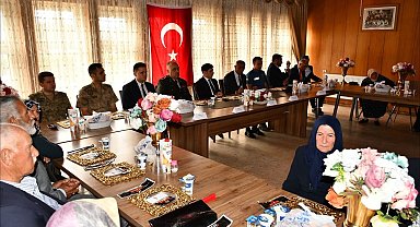 Kaymakam Gülnar, gazileri unutmadı