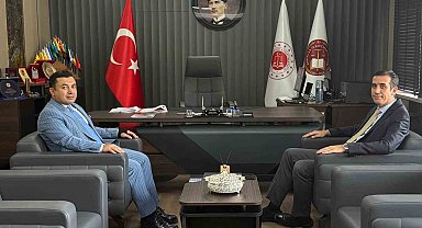 Kaymakam Topsakaloğlu ile Başsavcı Çatlı bir araya geldi