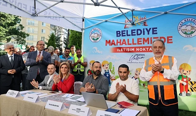 Kayseri Talas'ın 'Belediye Mahallemizde' uygulamasına övgü