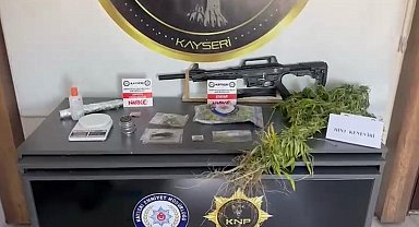 Kayseri'de 287 kök kenevir ele geçirildi: 1 gözaltı