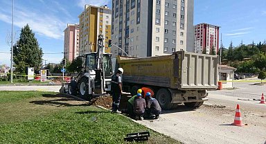 Kazı sırasında patlayan doğalgaz borusu büyük paniğe yol açtı