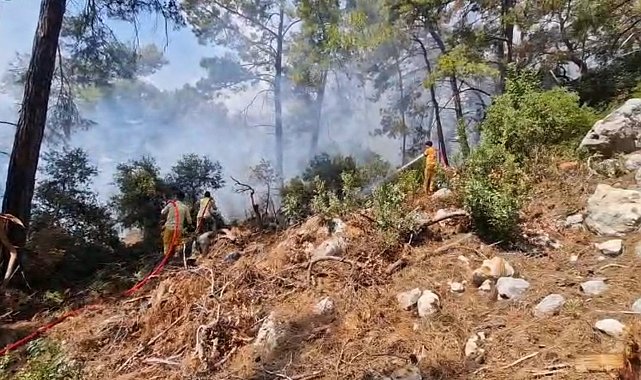 Kemer'deki orman yangını kontrol altına alındı