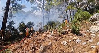 Kemer'deki orman yangını kontrol altına alındı