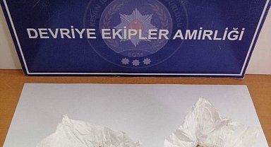 Keşan'da polis tarafından durdurulan şüphelinin üzerinden uyuşturucu ele geçirildi