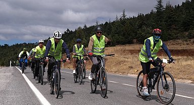 Keykubad'ın izinde pedallar kuraklığa dikkat çekti