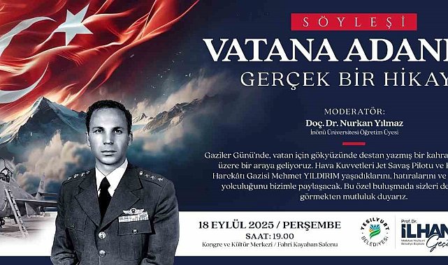 Kıbrıs Gazisi Mehmet Yıldırım, hatıralarını Yeşilyurt'ta paylaşacak