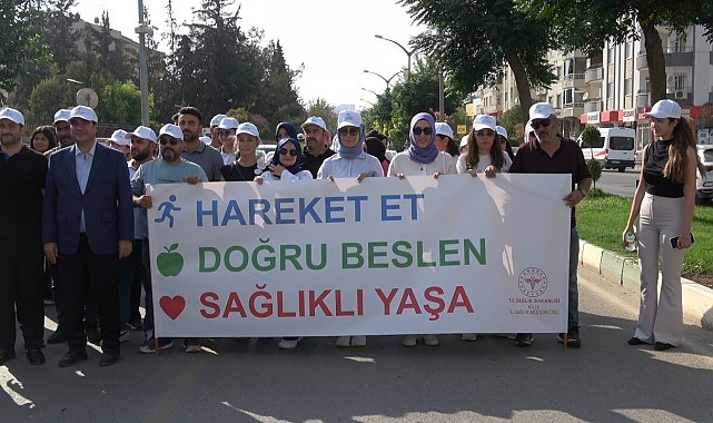 Kilis'te ''Halk Sağlığı Haftası'' kapsamında yürüyüş düzenlendi